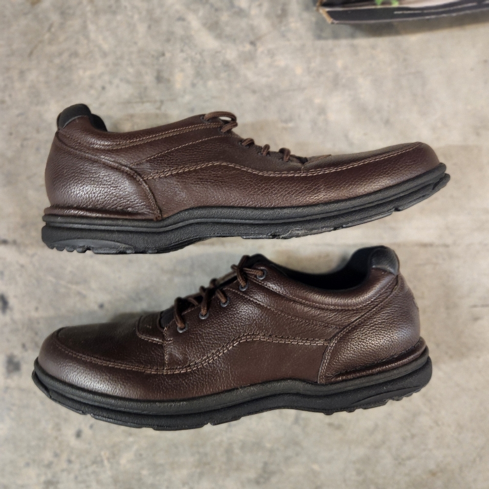 Rockport Mens K70884 Brown Tumbled World Tour Men's Classic Oxford 16 M